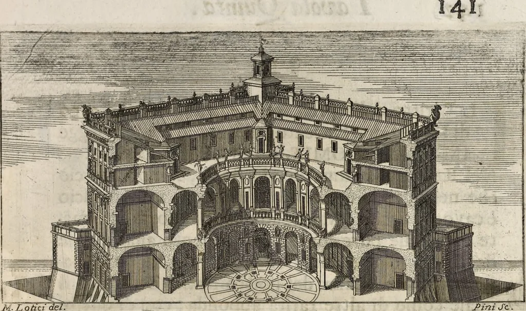 An illustration from I cesari in oro : raccolti nel Farnese museo, e pubblicati colle loro congrue interpretazioni, 1694, leaf 176