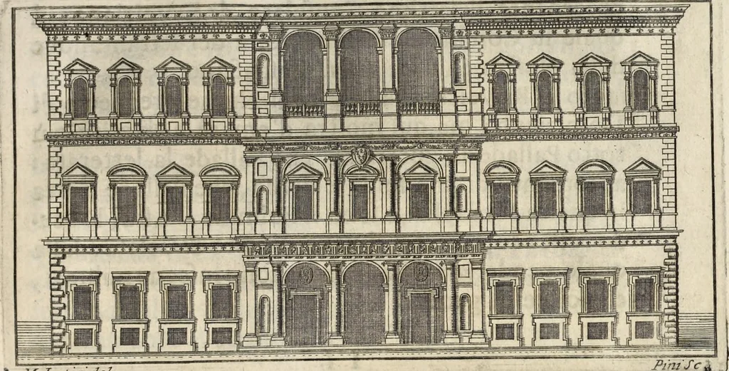 An illustration from I cesari in oro : raccolti nel Farnese museo, e pubblicati colle loro congrue interpretazioni, 1694, leaf 82