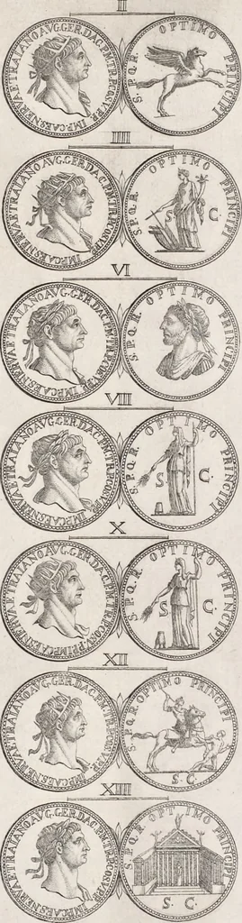 An illustration from I cesari in oro : raccolti nel Farnese museo, e pubblicati colle loro congrue interpretazioni, 1694, leaf 117