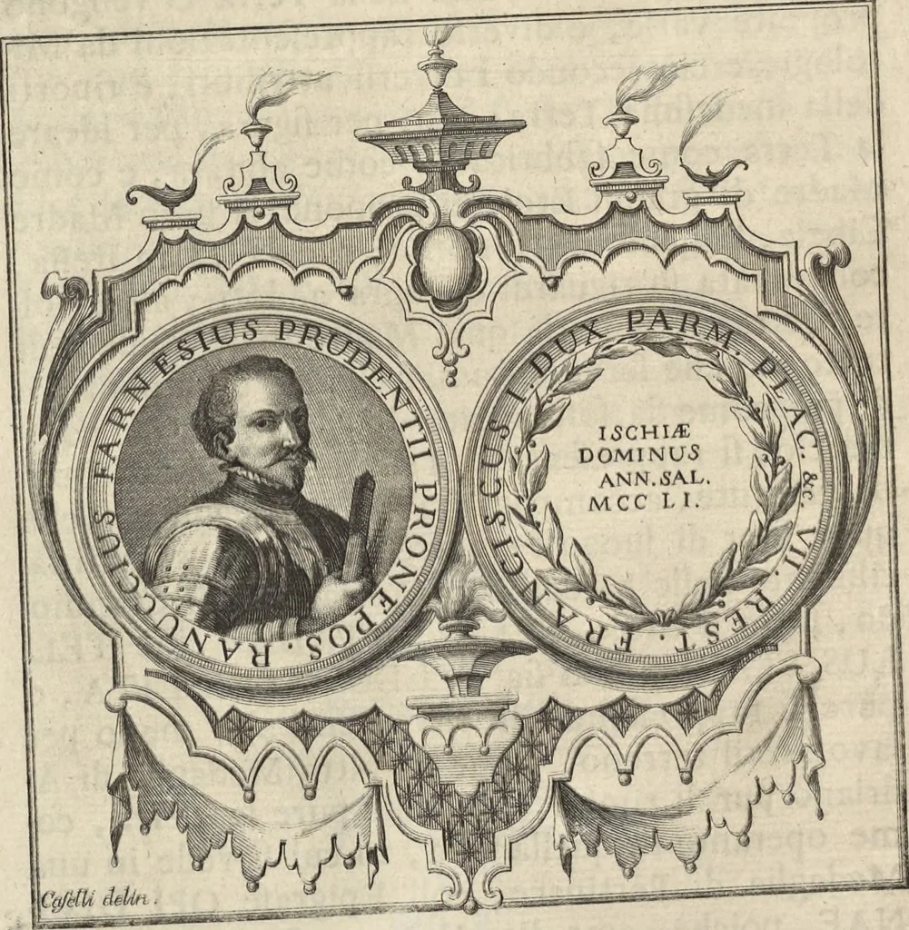 An illustration from I cesari in oro : raccolti nel Farnese museo, e pubblicati colle loro congrue interpretazioni, 1694, leaf 149