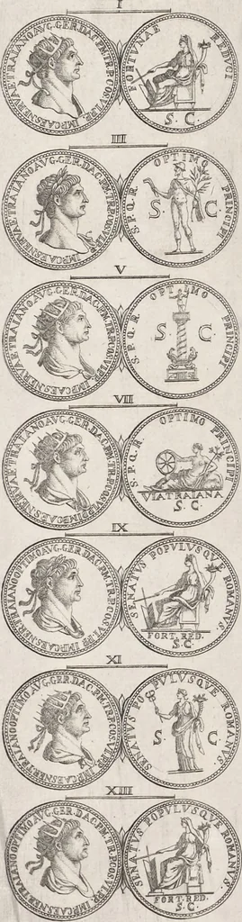 An illustration from I cesari in oro : raccolti nel Farnese museo, e pubblicati colle loro congrue interpretazioni, 1694, leaf 151