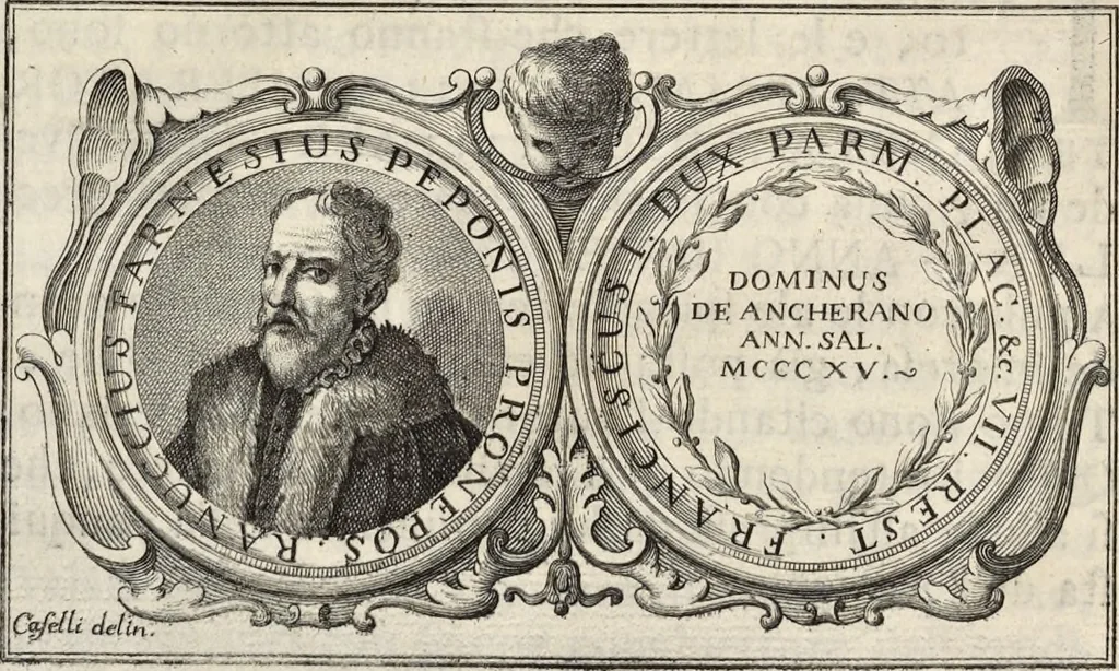An illustration from I cesari in oro : raccolti nel Farnese museo, e pubblicati colle loro congrue interpretazioni, 1694, leaf 270