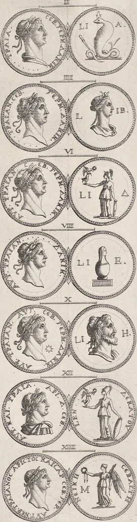 An illustration from I cesari in oro : raccolti nel Farnese museo, e pubblicati colle loro congrue interpretazioni, 1694, leaf 272