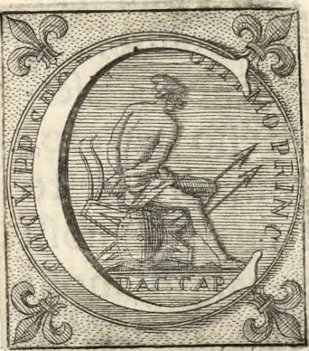 An illustration from I cesari in oro : raccolti nel Farnese museo, e pubblicati colle loro congrue interpretazioni, 1694, leaf 28
