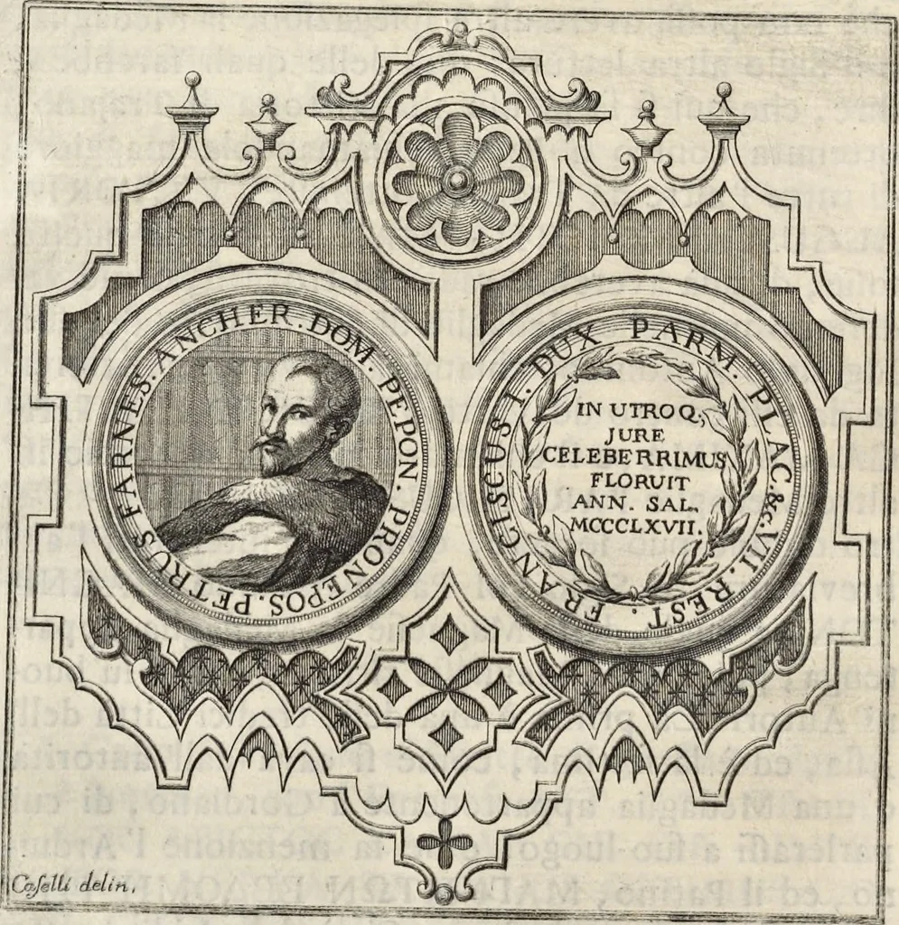 An illustration from I cesari in oro : raccolti nel Farnese museo, e pubblicati colle loro congrue interpretazioni, 1694, leaf 288