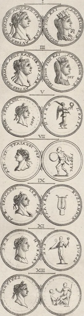 An illustration from I cesari in oro : raccolti nel Farnese museo, e pubblicati colle loro congrue interpretazioni, 1694, leaf 324