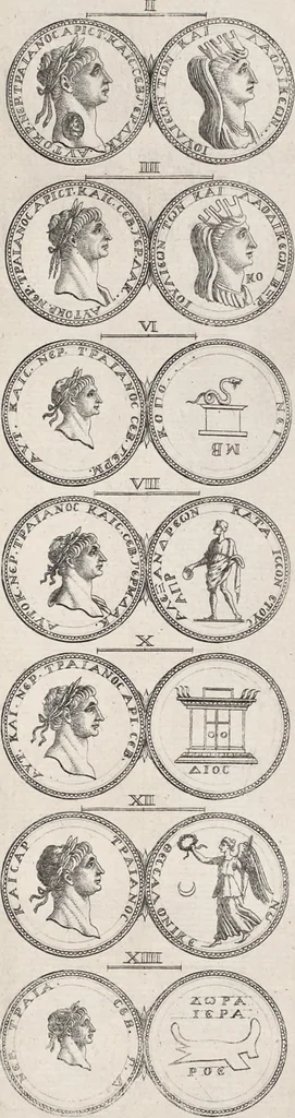 An illustration from I cesari in oro : raccolti nel Farnese museo, e pubblicati colle loro congrue interpretazioni, 1694, leaf 324