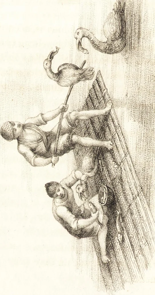 An illustration from China, its costume, arts, manufactures, &c. : edited principally from the originals in the cabinet of the late M. Bertin, with observations explanatory, historical, and literary, 1812, leaf 65