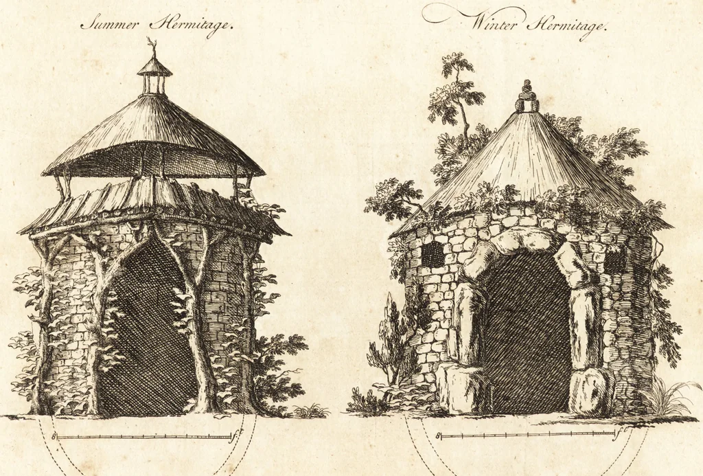 An illustration from Chinese architecture, civil and ornamental. Being a large collection of the most elegant and useful designs of plans and elevations, &c. from the imperial retreat to the smallest ornamental building in China. Likewise their marine subjects. The whole to adorn gardens, parks, forests, woods, canals, &c. .., 1759, leaf 106
