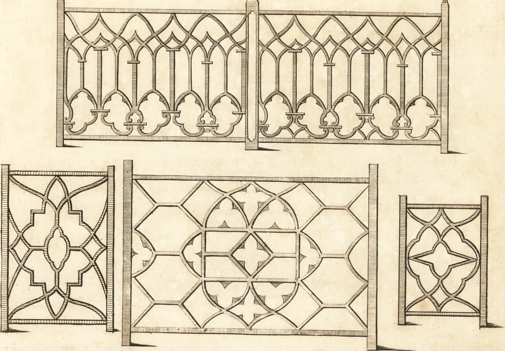 An illustration from Chinese architecture, civil and ornamental. Being a large collection of the most elegant and useful designs of plans and elevations, &c. from the imperial retreat to the smallest ornamental building in China. Likewise their marine subjects. The whole to adorn gardens, parks, forests, woods, canals, &c. .., 1759, leaf 112