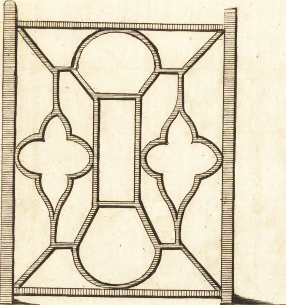 An illustration from Chinese architecture, civil and ornamental. Being a large collection of the most elegant and useful designs of plans and elevations, &c. from the imperial retreat to the smallest ornamental building in China. Likewise their marine subjects. The whole to adorn gardens, parks, forests, woods, canals, &c. .., 1759, leaf 114