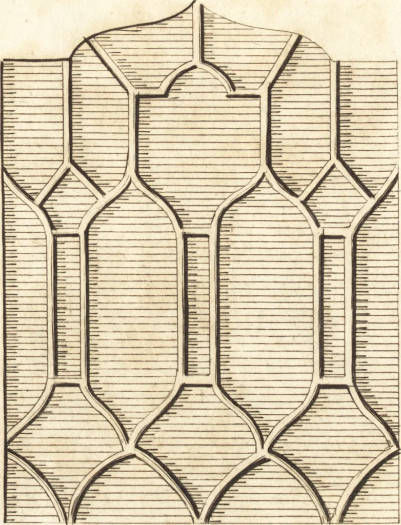 An illustration from Chinese architecture, civil and ornamental. Being a large collection of the most elegant and useful designs of plans and elevations, &c. from the imperial retreat to the smallest ornamental building in China. Likewise their marine subjects. The whole to adorn gardens, parks, forests, woods, canals, &c. .., 1759, leaf 130