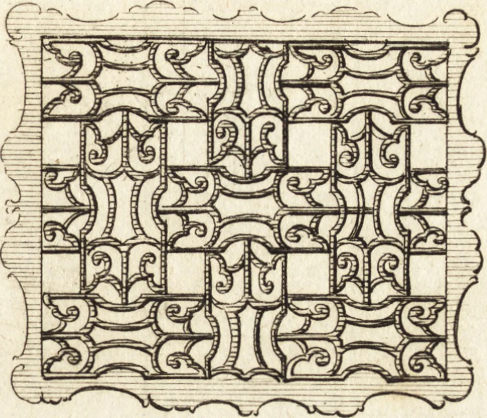 An illustration from Chinese architecture, civil and ornamental. Being a large collection of the most elegant and useful designs of plans and elevations, &c. from the imperial retreat to the smallest ornamental building in China. Likewise their marine subjects. The whole to adorn gardens, parks, forests, woods, canals, &c. .., 1759, leaf 78