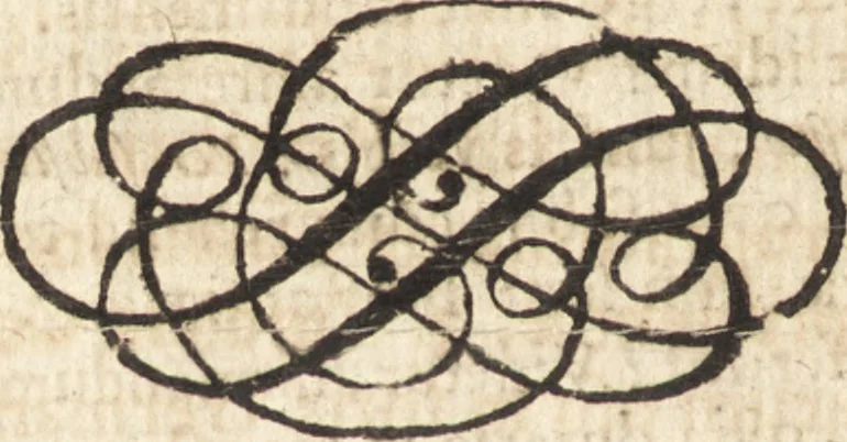 An illustration from Christiani Thomasii, JCti, Consil. Elect. Brandenb. in Univers. Frideric. P.P. & dictae univers. ac facult. ibid. juridicae senioris Institutionum jurisprudentiae divinae libri tres : in quibus fundamenta juris naturalis secundum hypotheses illustris Pufendorffii perspicuè demonstrantur, & ab objectionibus dissentientium, potissimum D. Valentini Alberti, professoris Lipsiensis, liberantur, fundamenta itidem juris divini positivi universalis primùm à jure naturali distinctè secernuntur & explicantur .., 1694, leaf 861