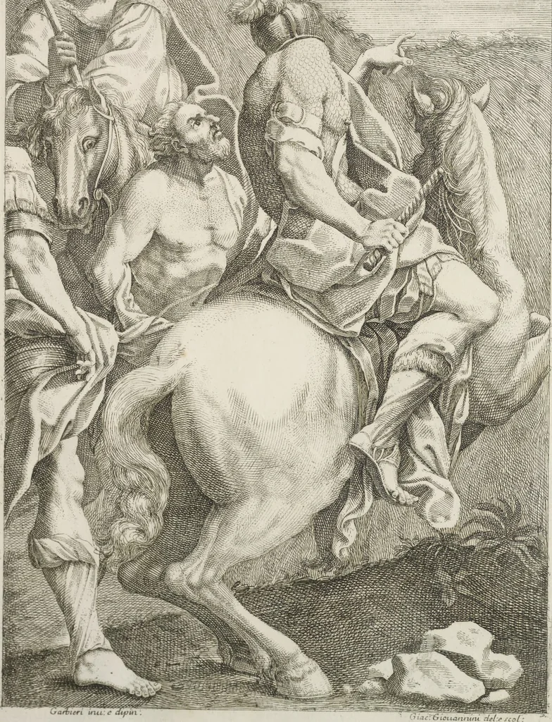 An illustration from Il claustro di S. Michele in Bosco di Bologna : dipinto dal famoso Lodovico Carracci, e da altri eccellenti maestri uscita dalla sua scola, 1694, leaf 50
