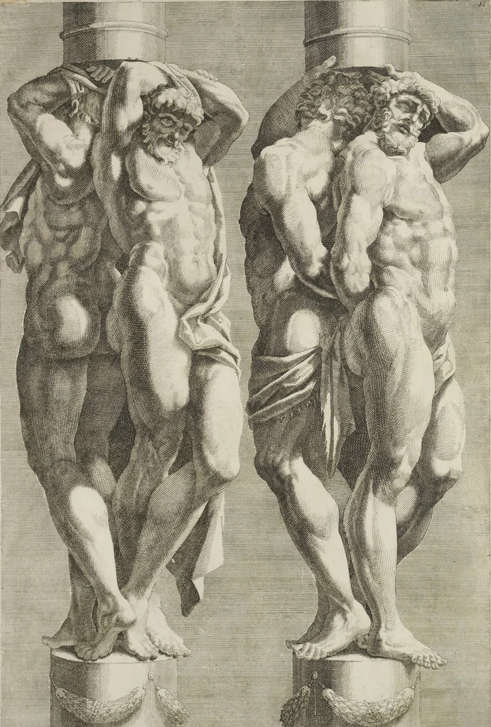 An illustration from Il claustro di S. Michele in Bosco di Bologna : dipinto dal famoso Lodovico Carracci, e da altri eccellenti maestri uscita dalla sua scola, 1694, leaf 66