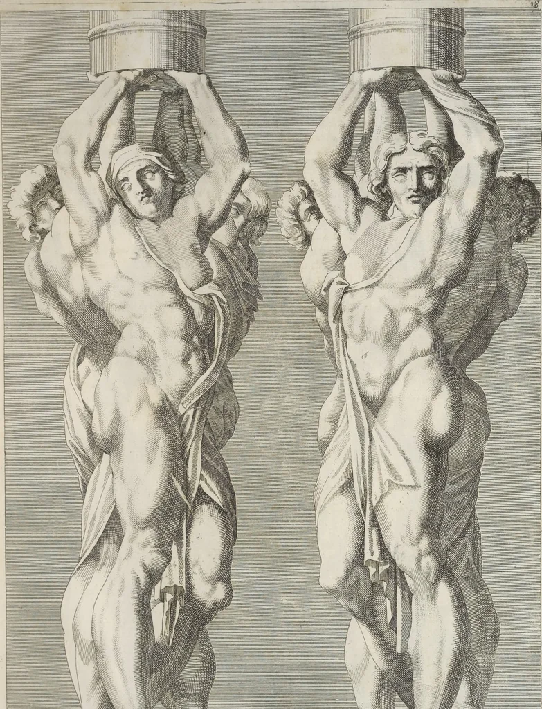 An illustration from Il claustro di S. Michele in Bosco di Bologna : dipinto dal famoso Lodovico Carracci, e da altri eccellenti maestri uscita dalla sua scola, 1694, leaf 74