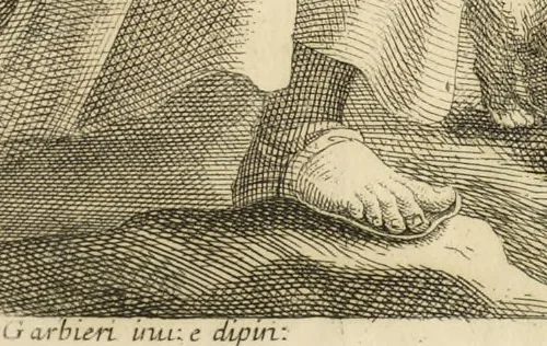 An illustration from Il claustro di S. Michele in Bosco di Bologna : dipinto dal famoso Lodovico Carracci, e da altri eccellenti maestri uscita dalla sua scola, 1694, leaf 22