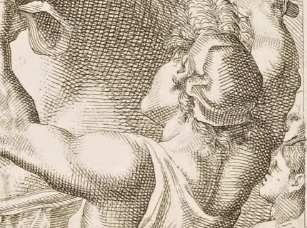 An illustration from Il claustro di S. Michele in Bosco di Bologna : dipinto dal famoso Lodovico Carracci, e da altri eccellenti maestri uscita dalla sua scola, 1694, leaf 44