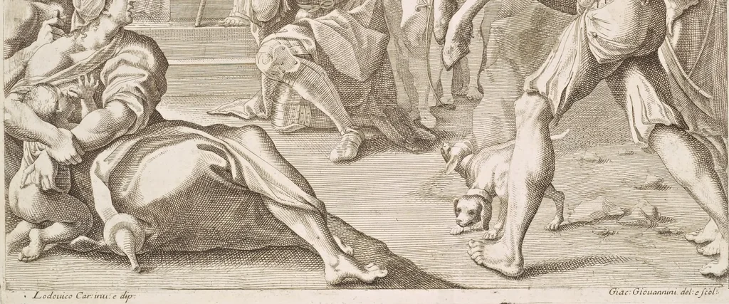 An illustration from Il claustro di S. Michele in Bosco di Bologna : dipinto dal famoso Lodovico Carracci, e da altri eccellenti maestri uscita dalla sua scola, 1694, leaf 44