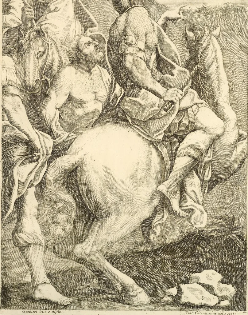 An illustration from Il claustro di S. Michele in Bosco di Bologna : dipinto dal famoso Lodovico Carracci, e da altri eccellenti maestri uscita dalla sua scola, 1694, leaf 52