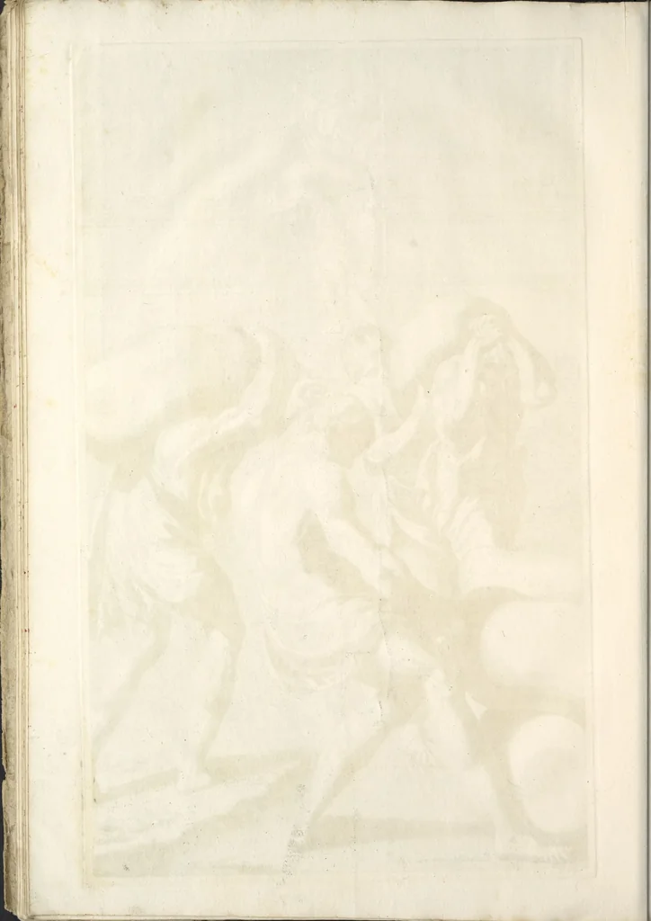 An illustration from Il claustro di S. Michele in Bosco di Bologna : dipinto dal famoso Lodovico Carracci, e da altri eccellenti maestri uscita dalla sua scola, 1694, leaf 63