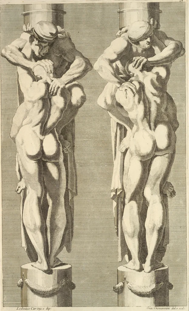 An illustration from Il claustro di S. Michele in Bosco di Bologna : dipinto dal famoso Lodovico Carracci, e da altri eccellenti maestri uscita dalla sua scola, 1694, leaf 76