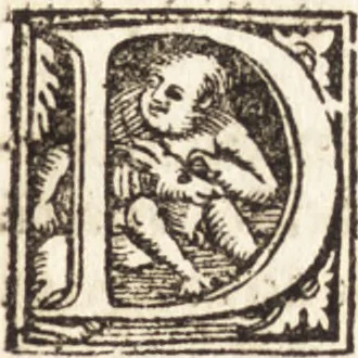 An illustration from Concilia omnia, tam generalia quam particularia : ab apostolorum temporibus in hunc vsque diem a sanctissimis patribus celebrata, & quorum acta literis mandata, ex vetustissimis diuersa[rum] regionu[m] bibliothecis haberi potuere, his duobus tomis continentur : tomvs primvs ea recenset concilia, quae a beato Petro apostolo vsq[ue] ad Iohanne[m] huius nominis papam secundu[m] seruata inuenimus : quo[rum] ordinem & nomina si quis accuratius desideret, versa pagina indicabit, 1538, leaf 12