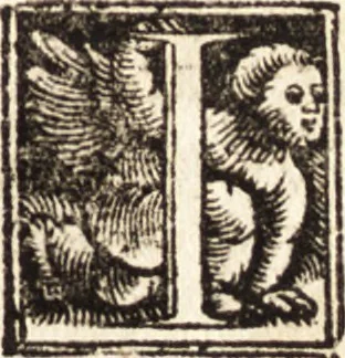 An illustration from Concilia omnia, tam generalia quam particularia : ab apostolorum temporibus in hunc vsque diem a sanctissimis patribus celebrata, & quorum acta literis mandata, ex vetustissimis diuersa[rum] regionu[m] bibliothecis haberi potuere, his duobus tomis continentur : tomvs primvs ea recenset concilia, quae a beato Petro apostolo vsq[ue] ad Iohanne[m] huius nominis papam secundu[m] seruata inuenimus : quo[rum] ordinem & nomina si quis accuratius desideret, versa pagina indicabit, 1538, leaf 14