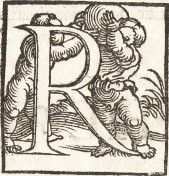 An illustration from Concilia omnia, tam generalia quam particularia : ab apostolorum temporibus in hunc vsque diem a sanctissimis patribus celebrata, & quorum acta literis mandata, ex vetustissimis diuersa[rum] regionu[m] bibliothecis haberi potuere, his duobus tomis continentur : tomvs primvs ea recenset concilia, quae a beato Petro apostolo vsq[ue] ad Iohanne[m] huius nominis papam secundu[m] seruata inuenimus : quo[rum] ordinem & nomina si quis accuratius desideret, versa pagina indicabit, 1538, leaf 141