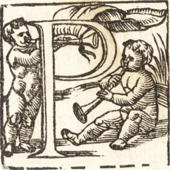 An illustration from Concilia omnia, tam generalia quam particularia : ab apostolorum temporibus in hunc vsque diem a sanctissimis patribus celebrata, & quorum acta literis mandata, ex vetustissimis diuersa[rum] regionu[m] bibliothecis haberi potuere, his duobus tomis continentur : tomvs primvs ea recenset concilia, quae a beato Petro apostolo vsq[ue] ad Iohanne[m] huius nominis papam secundu[m] seruata inuenimus : quo[rum] ordinem & nomina si quis accuratius desideret, versa pagina indicabit, 1538, leaf 155
