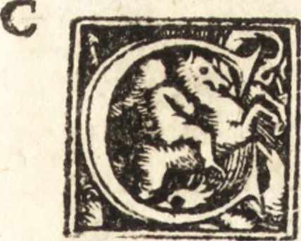 An illustration from Concilia omnia, tam generalia quam particularia : ab apostolorum temporibus in hunc vsque diem a sanctissimis patribus celebrata, & quorum acta literis mandata, ex vetustissimis diuersa[rum] regionu[m] bibliothecis haberi potuere, his duobus tomis continentur : tomvs primvs ea recenset concilia, quae a beato Petro apostolo vsq[ue] ad Iohanne[m] huius nominis papam secundu[m] seruata inuenimus : quo[rum] ordinem & nomina si quis accuratius desideret, versa pagina indicabit, 1538, leaf 176