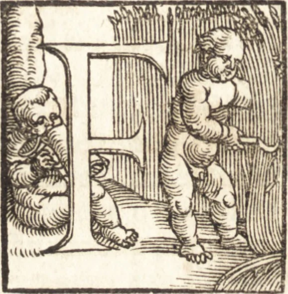 An illustration from Concilia omnia, tam generalia quam particularia : ab apostolorum temporibus in hunc vsque diem a sanctissimis patribus celebrata, & quorum acta literis mandata, ex vetustissimis diuersa[rum] regionu[m] bibliothecis haberi potuere, his duobus tomis continentur : tomvs primvs ea recenset concilia, quae a beato Petro apostolo vsq[ue] ad Iohanne[m] huius nominis papam secundu[m] seruata inuenimus : quo[rum] ordinem & nomina si quis accuratius desideret, versa pagina indicabit, 1538, leaf 527
