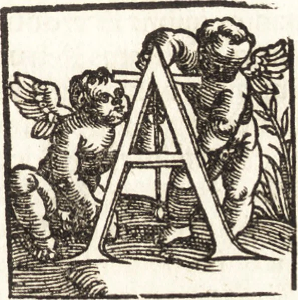 An illustration from Concilia omnia, tam generalia quam particularia : ab apostolorum temporibus in hunc vsque diem a sanctissimis patribus celebrata, & quorum acta literis mandata, ex vetustissimis diuersa[rum] regionu[m] bibliothecis haberi potuere, his duobus tomis continentur : tomvs primvs ea recenset concilia, quae a beato Petro apostolo vsq[ue] ad Iohanne[m] huius nominis papam secundu[m] seruata inuenimus : quo[rum] ordinem & nomina si quis accuratius desideret, versa pagina indicabit, 1538, leaf 84