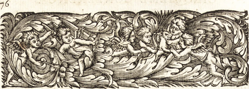 An illustration from Conferences de l'Academie royale de peinture et de sculpture, pendant l'année 1667, 1669, leaf 123