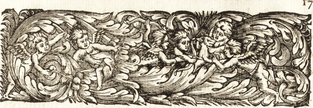An illustration from Conferences de l'Academie royale de peinture et de sculpture, pendant l'année 1667, 1669, leaf 64
