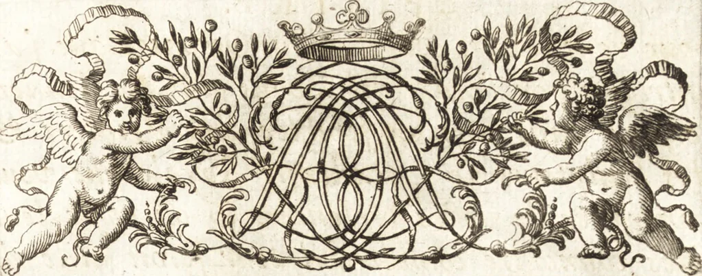 An illustration from Conferences de l'Academie royale de peinture et de sculpture, pendant l'année 1667, 1669, leaf 8