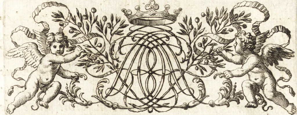 An illustration from Conferences de l'Academie royale de peinture et de sculpture, pendant l'année 1667, 1669, leaf 8
