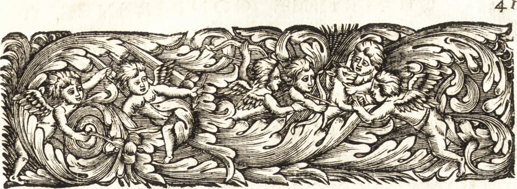 An illustration from Conferences de l'Academie royale de peinture et de sculpture, pendant l'année 1667, 1669, leaf 88