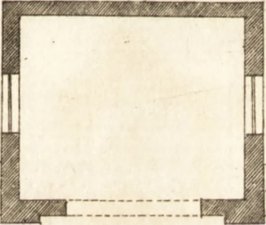 An illustration from The country gentleman's pocket companion, and builder's assistant, for rural decorative architecture : containing, thirty-two new designs, plans and elevations of alcoves, floats, temples, summer-houses, lodges, huts, grotto's, &c. in the Augustine, Gothick and Chinese taste, with proper directions annexed : also the exact estimate of their several amounts, which are from twenty-five to one hundred pounds, and most of them portable : correctly engraved on twenty-five copper plates, 1753, leaf 38