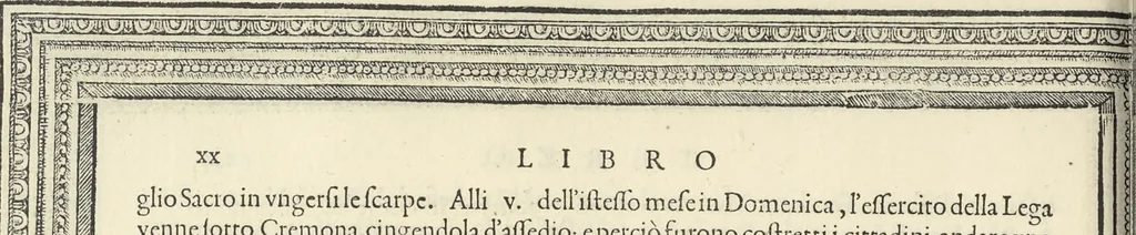 An illustration from Cremona fedelissima citta et nobilissima colonia de Romani : rappresentata in disegno col svo contado et illvstrata d'vna breve historia delle cose piv notabili appartenenti ad essa et de i ritratti natvrali de dvchi et dvchesse di Milano e compendio delle lor vite, 1585, leaf 123