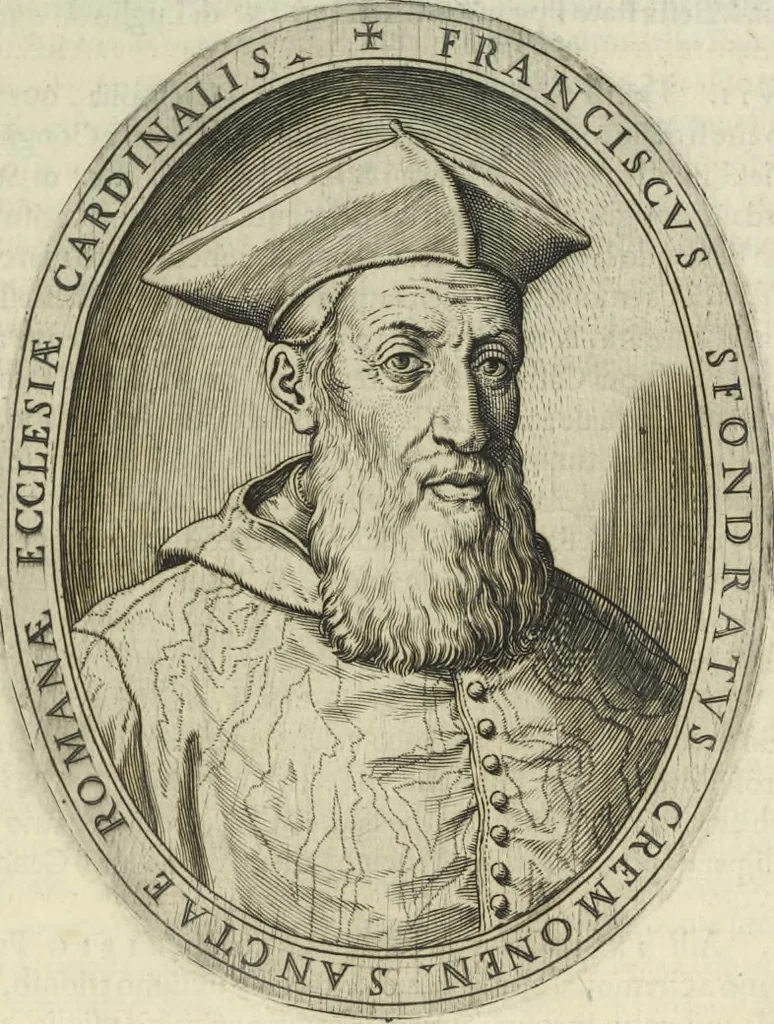 An illustration from Cremona fedelissima citta et nobilissima colonia de Romani : rappresentata in disegno col svo contado et illvstrata d'vna breve historia delle cose piv notabili appartenenti ad essa et de i ritratti natvrali de dvchi et dvchesse di Milano e compendio delle lor vite, 1585, leaf 134