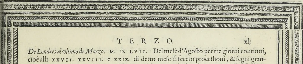 An illustration from Cremona fedelissima citta et nobilissima colonia de Romani : rappresentata in disegno col svo contado et illvstrata d'vna breve historia delle cose piv notabili appartenenti ad essa et de i ritratti natvrali de dvchi et dvchesse di Milano e compendio delle lor vite, 1585, leaf 144