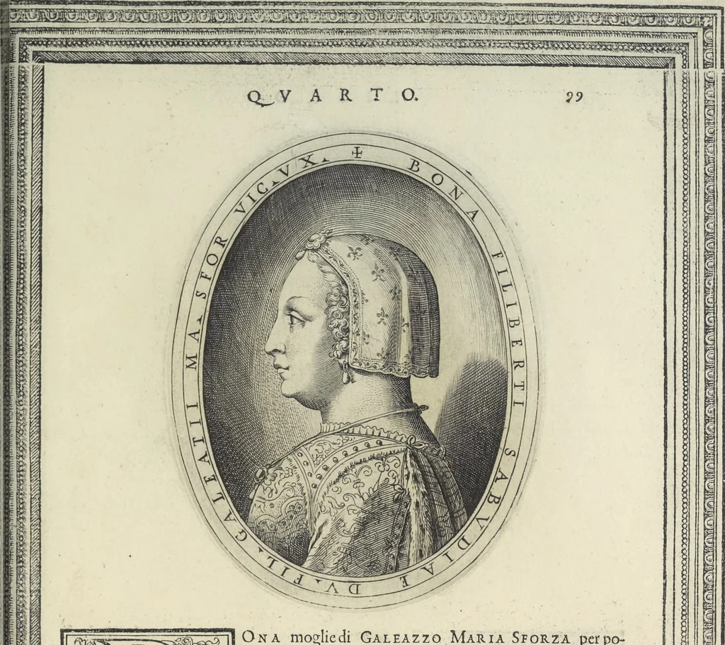 An illustration from Cremona fedelissima citta et nobilissima colonia de Romani : rappresentata in disegno col svo contado et illvstrata d'vna breve historia delle cose piv notabili appartenenti ad essa et de i ritratti natvrali de dvchi et dvchesse di Milano e compendio delle lor vite, 1585, leaf 194
