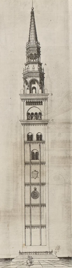 An illustration from Cremona fedelissima citta et nobilissima colonia de Romani : rappresentata in disegno col svo contado et illvstrata d'vna breve historia delle cose piv notabili appartenenti ad essa et de i ritratti natvrali de dvchi et dvchesse di Milano e compendio delle lor vite, 1585, leaf 217