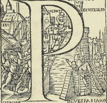 An illustration from Cremona fedelissima citta et nobilissima colonia de Romani : rappresentata in disegno col svo contado et illvstrata d'vna breve historia delle cose piv notabili appartenenti ad essa et de i ritratti natvrali de dvchi et dvchesse di Milano e compendio delle lor vite, 1585, leaf 60