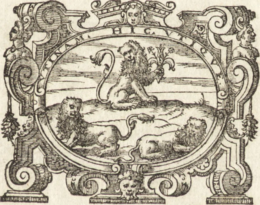 An illustration from Cronica istoriale di Tremiti, 1606, leaf 4