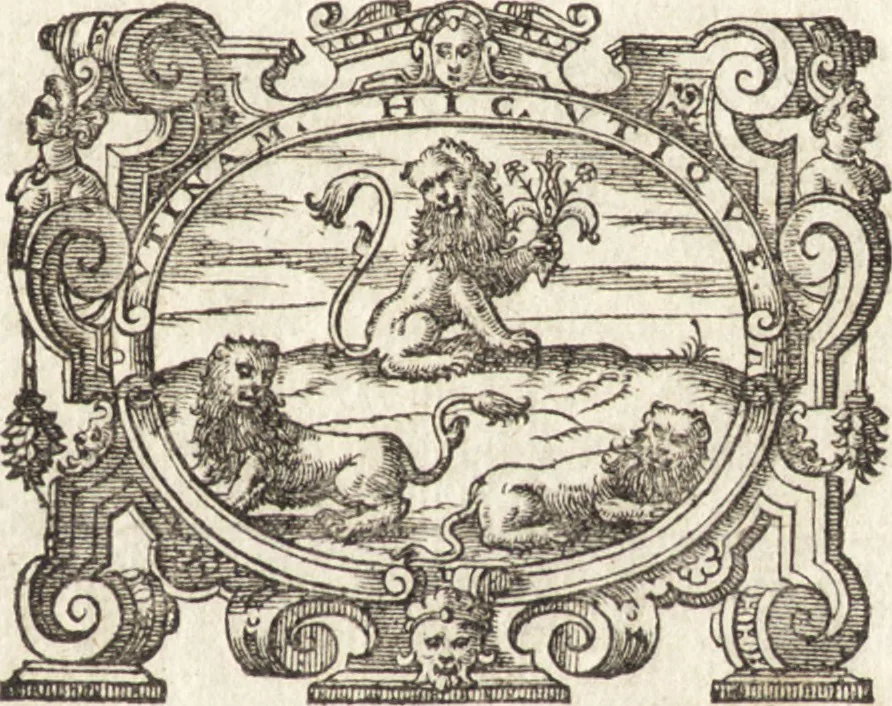 An illustration from Cronica istoriale di Tremiti, 1606, leaf 1