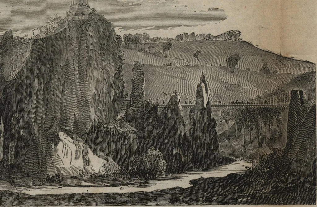 An illustration from Les curiosités de l'Exposition universelle de 1867 : suivi d'un indicateur pratique des moyens de transport, des prix d'entrée, etc. : avec six plans, 1867, leaf 217