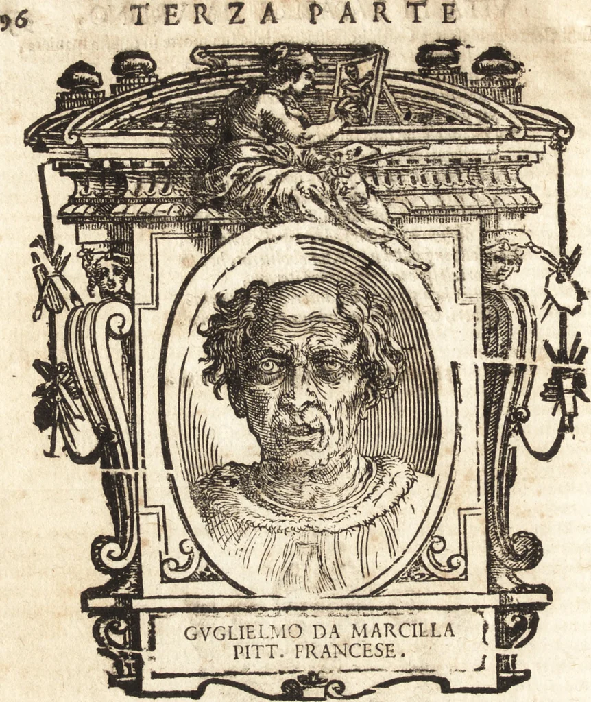 An illustration from Delle vite de' più eccellenti pittori, scultori, et architetti, 1648, leaf 103